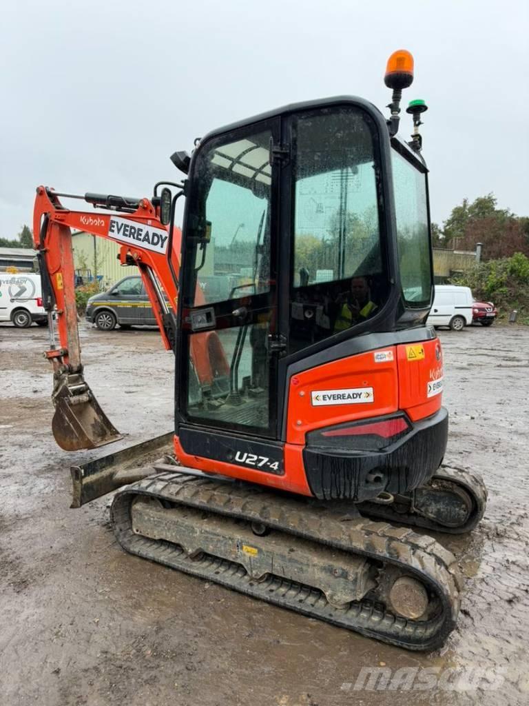 Kubota U 27-4 Mini bagri <7t
