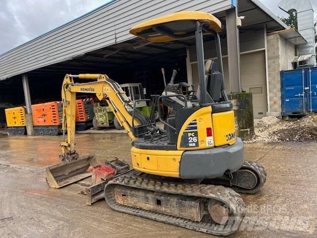 Komatsu PC 26 MR-3 Mini bagri <7t
