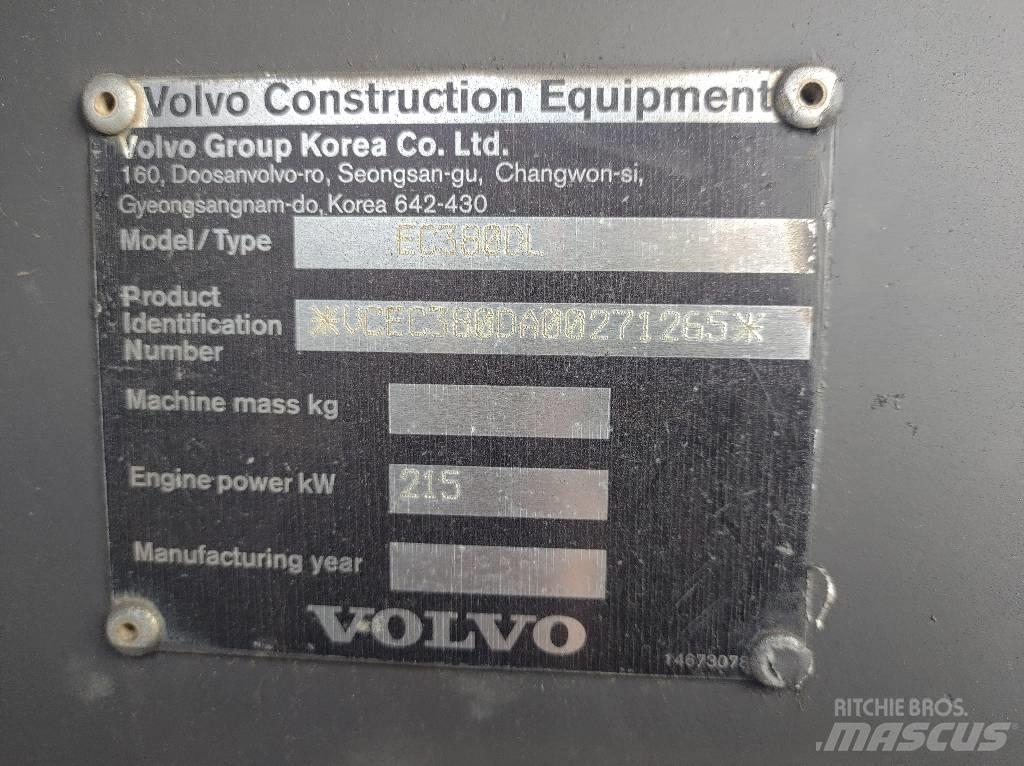 Volvo EC380DL Bagri goseničarji