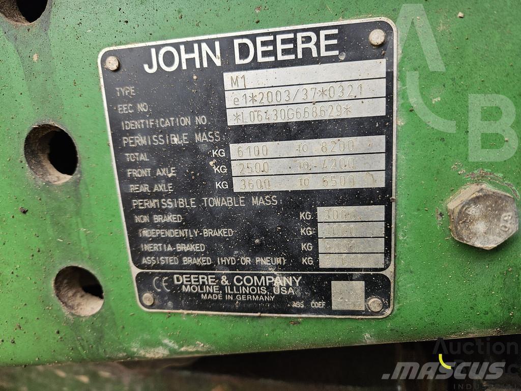 John Deere 6430 Traktorji