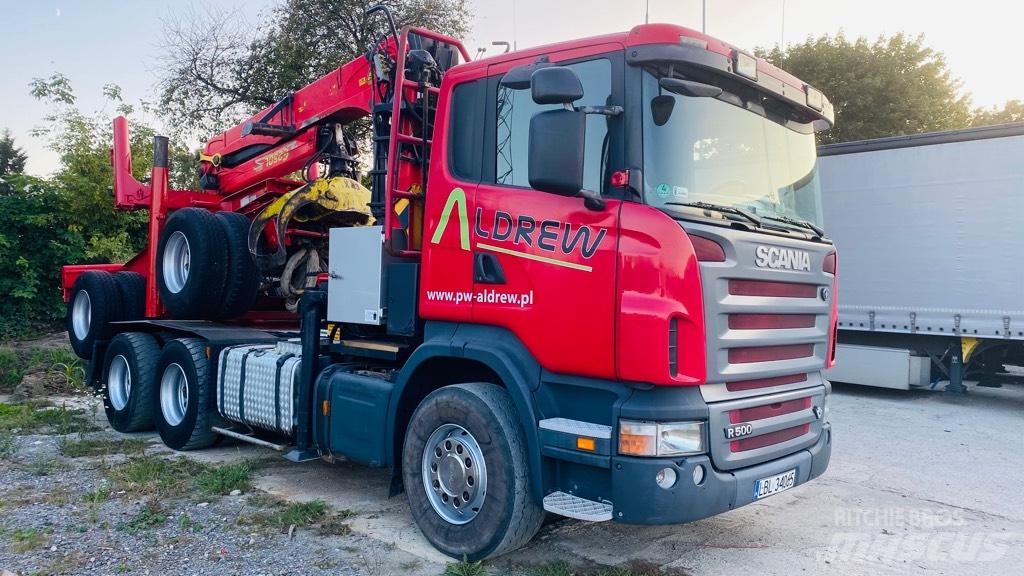 Scania R500 Tovornjaki za hlode
