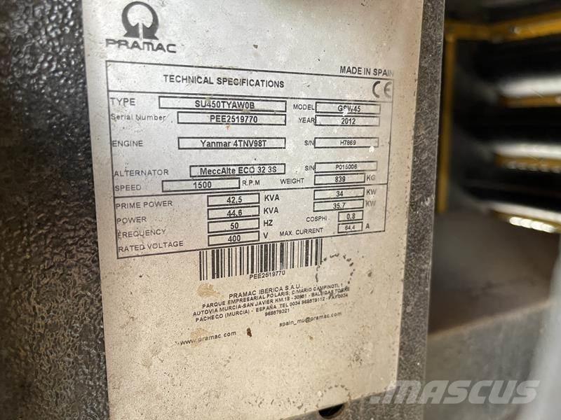 Pramac GSW 45 Dizelski agregati