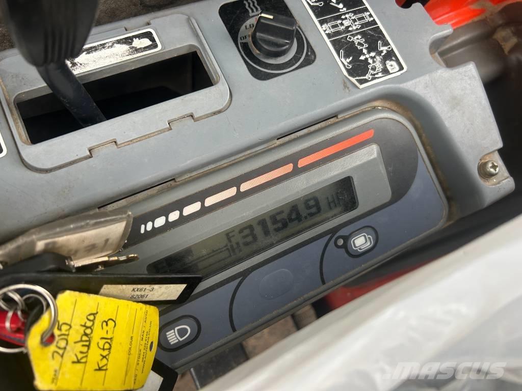 Kubota KX61-3 Mini bagri <7t