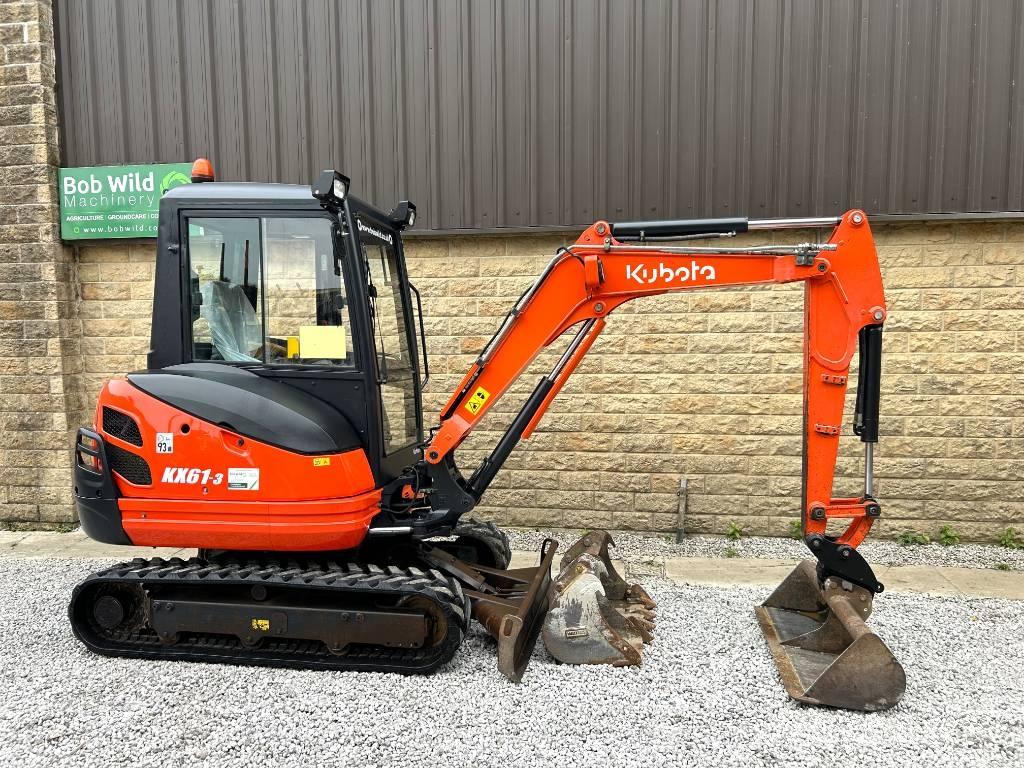 Kubota KX61-3 Mini bagri <7t