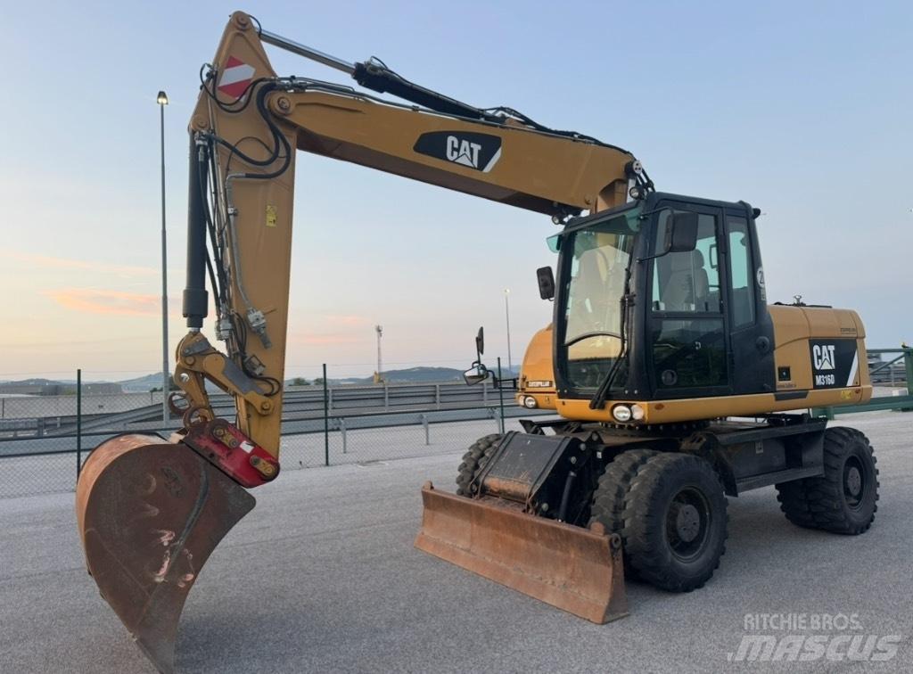 CAT M 316 D Bagri na kolesih