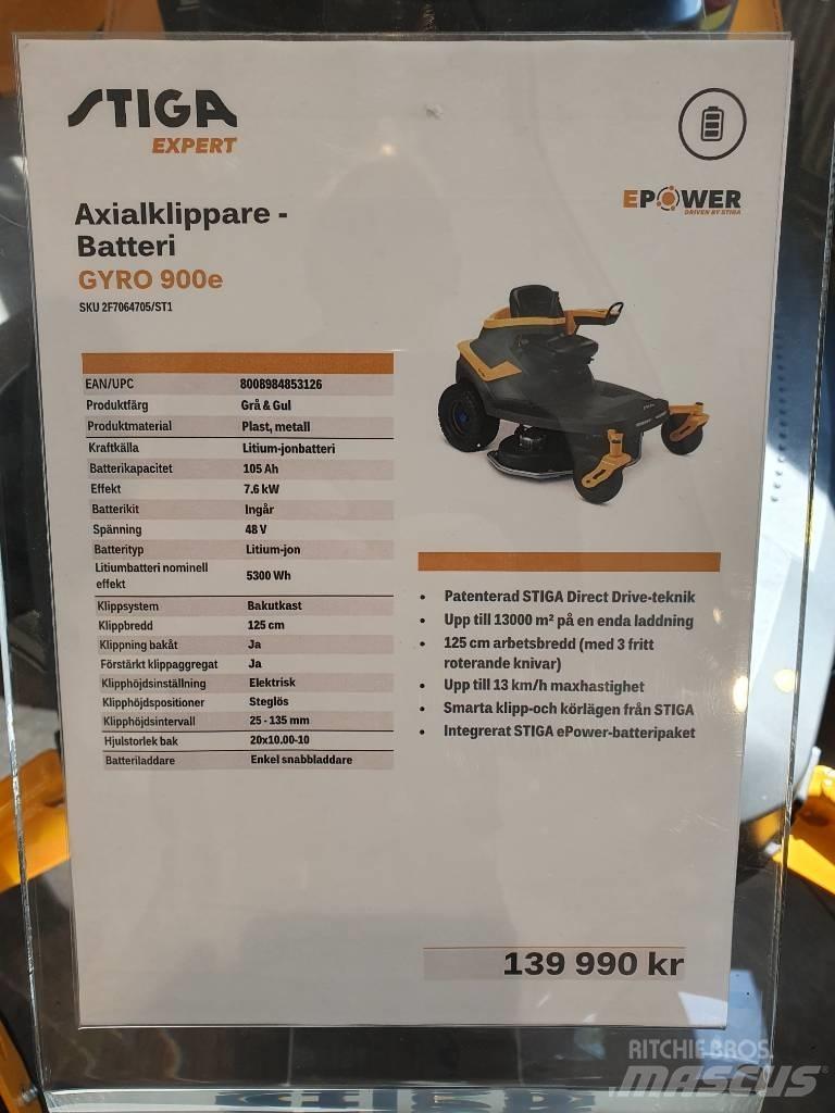Stiga GYRO 900E DEMO Vrtni traktor kosilnice