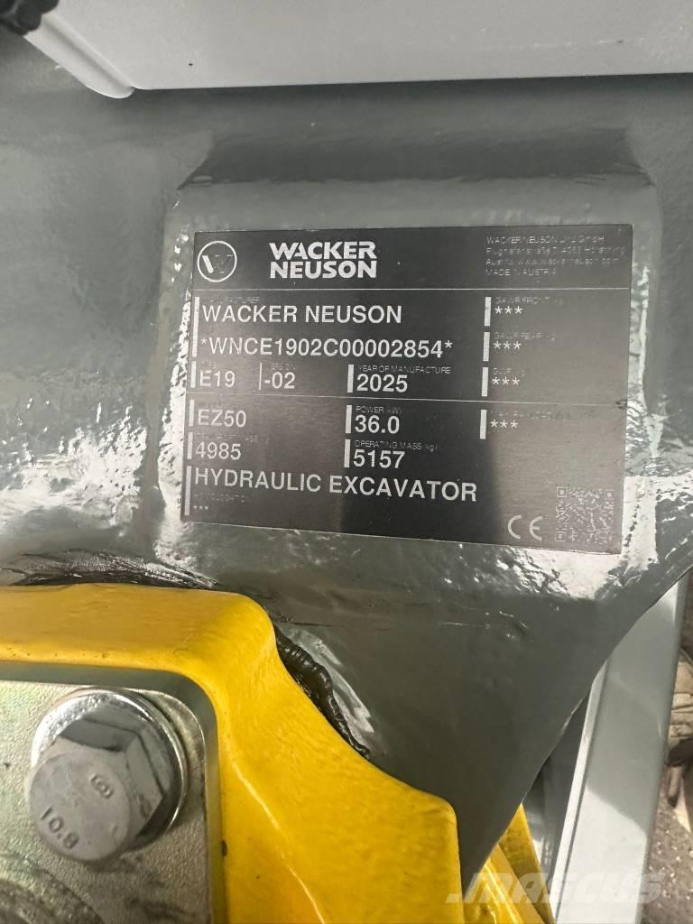 Wacker Neuson EZ 50 Mini bagri <7t