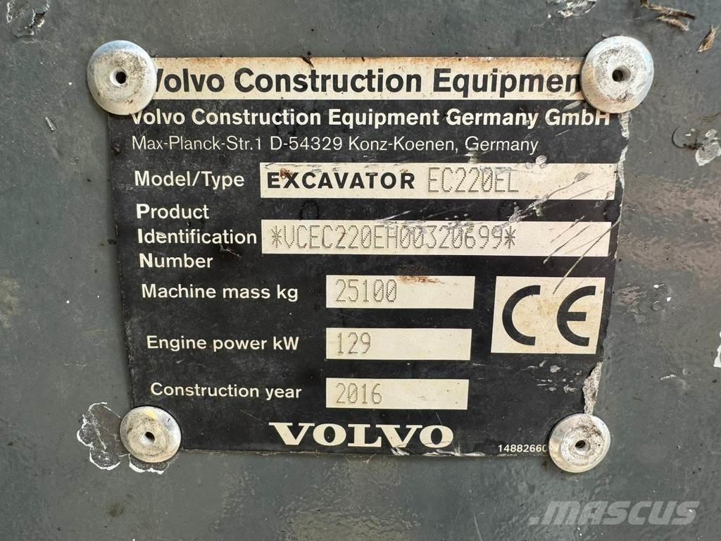 Volvo EC220EL Bagri goseničarji