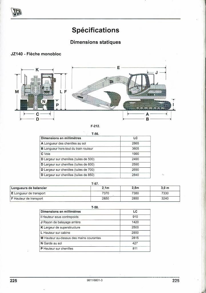 JCB JZ 140 D Bagri goseničarji