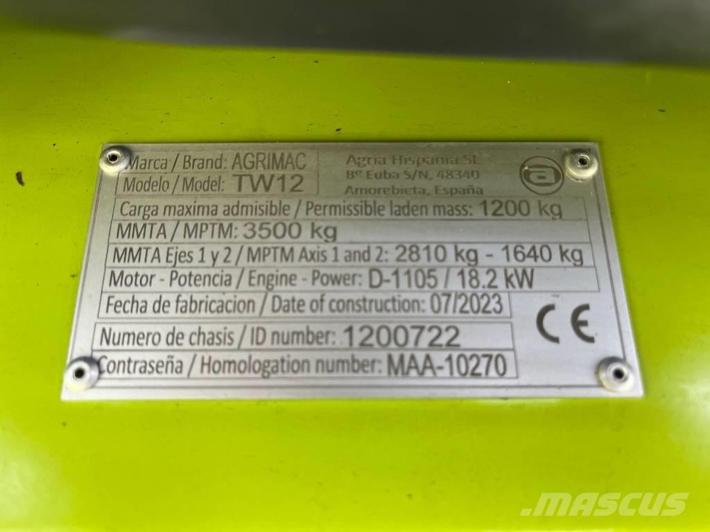 Agrimac TW 12 4x4 Dizelski viličarji