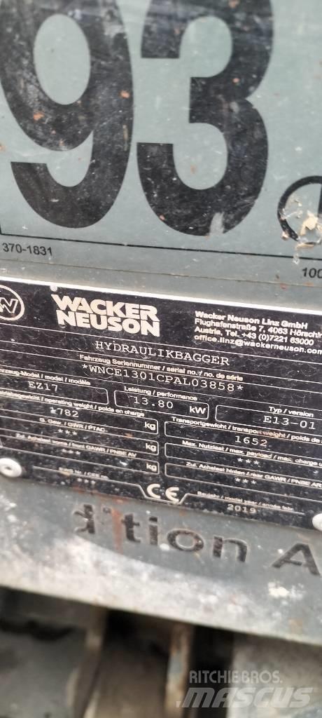 Wacker Neuson EZ 17 Mini bagri <7t