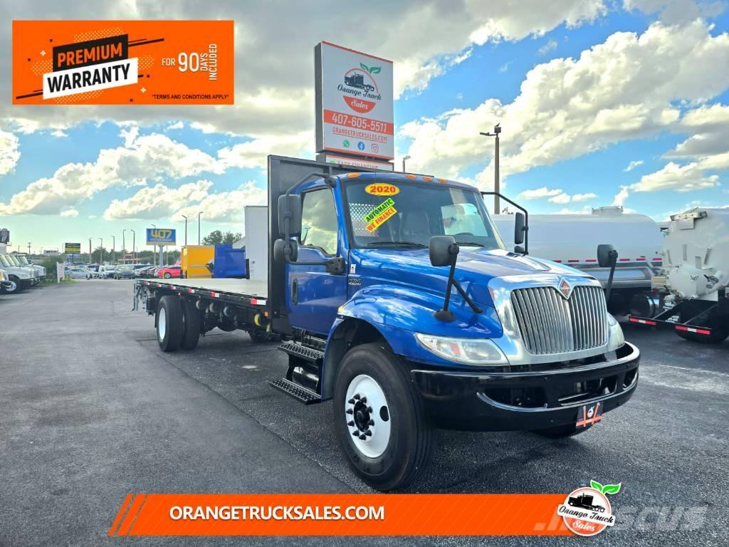 International MV607 Tovornjaki s kesonom/platojem