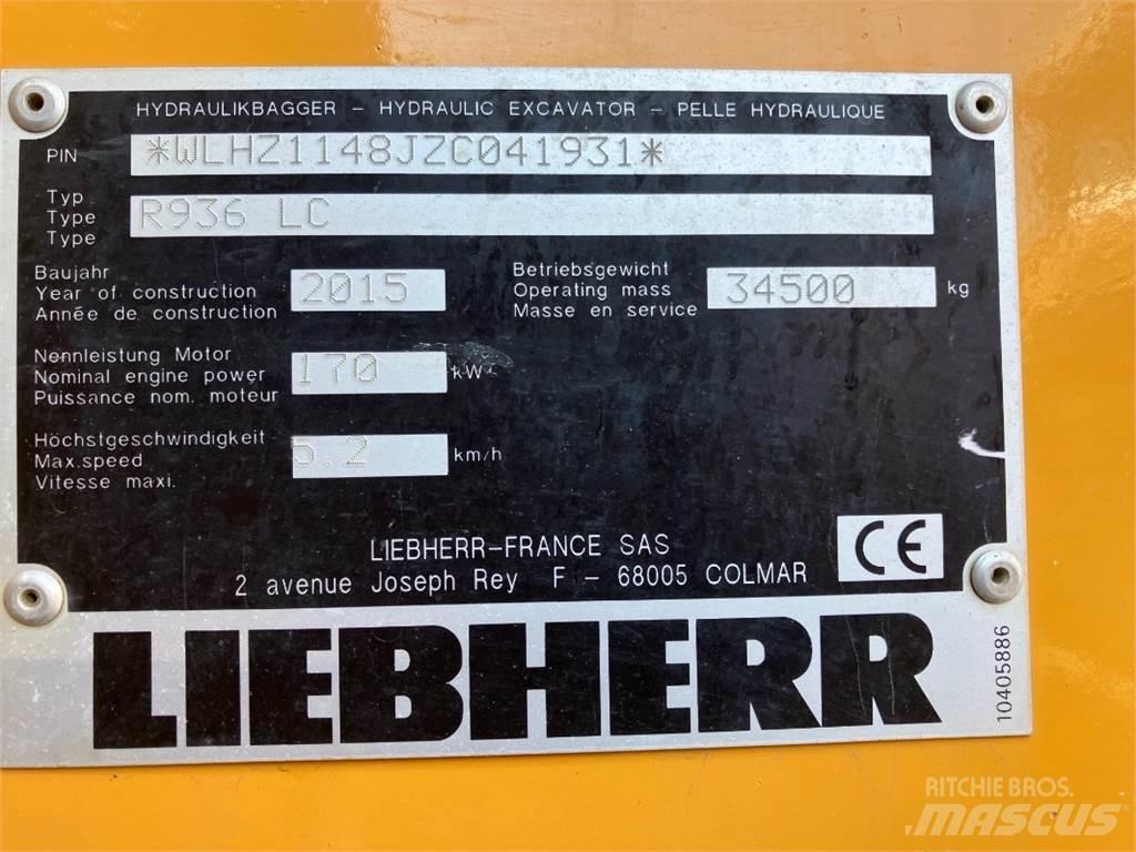 Liebherr R936 Bagri goseničarji