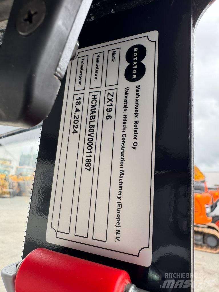Hitachi ZX 19-6 CR Mini bagri <7t