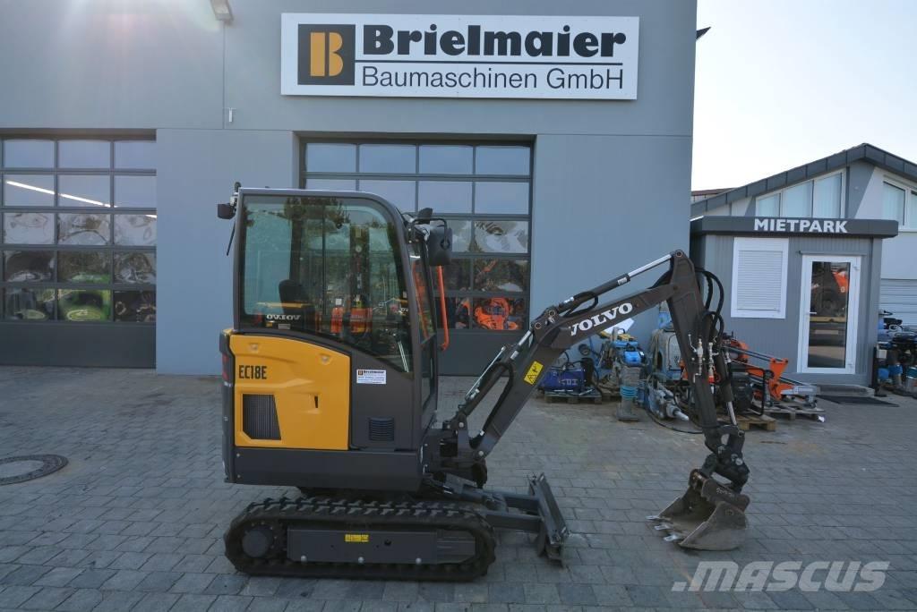 Volvo EC 18 E Mini bagri <7t