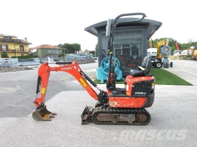 Kubota K 008-5 Mini bagri <7t