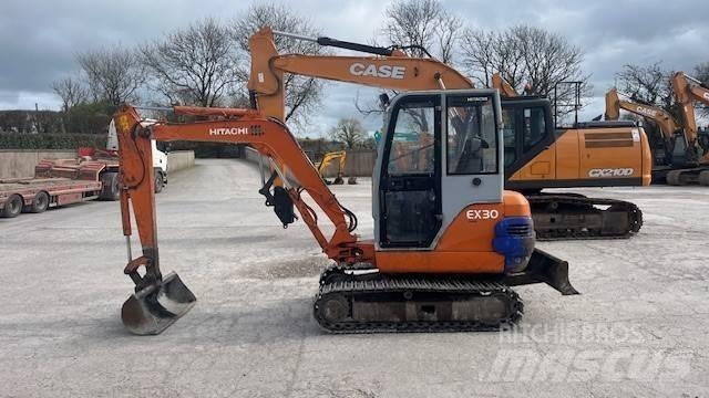 Hitachi EX 30 Mini bagri <7t