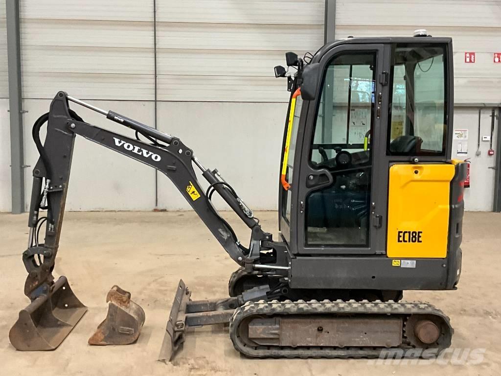 Volvo EC 18 E Mini bagri <7t