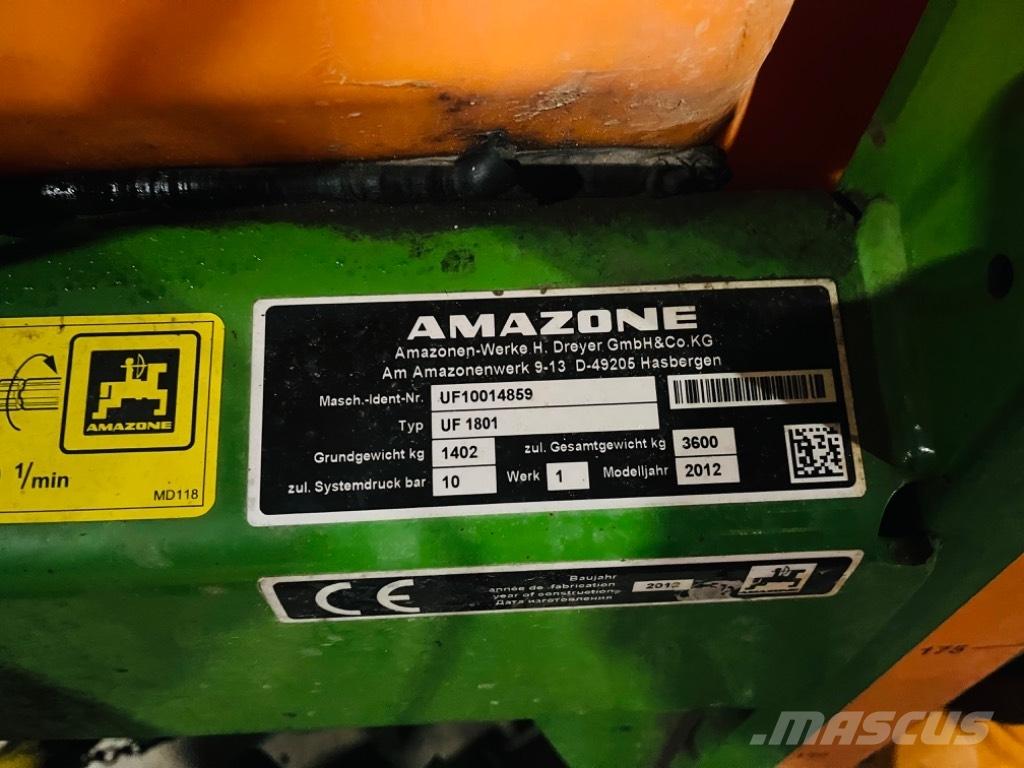 Amazone UF 1801 Montirane škropilnice