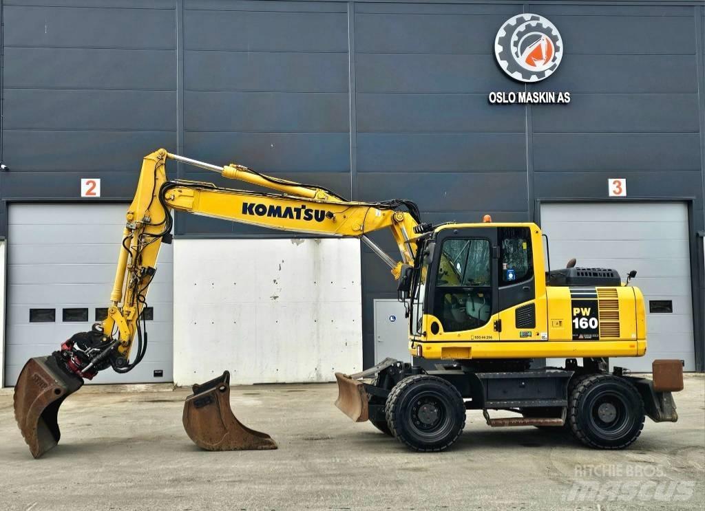 Komatsu pw 160 -8 Bagri na kolesih