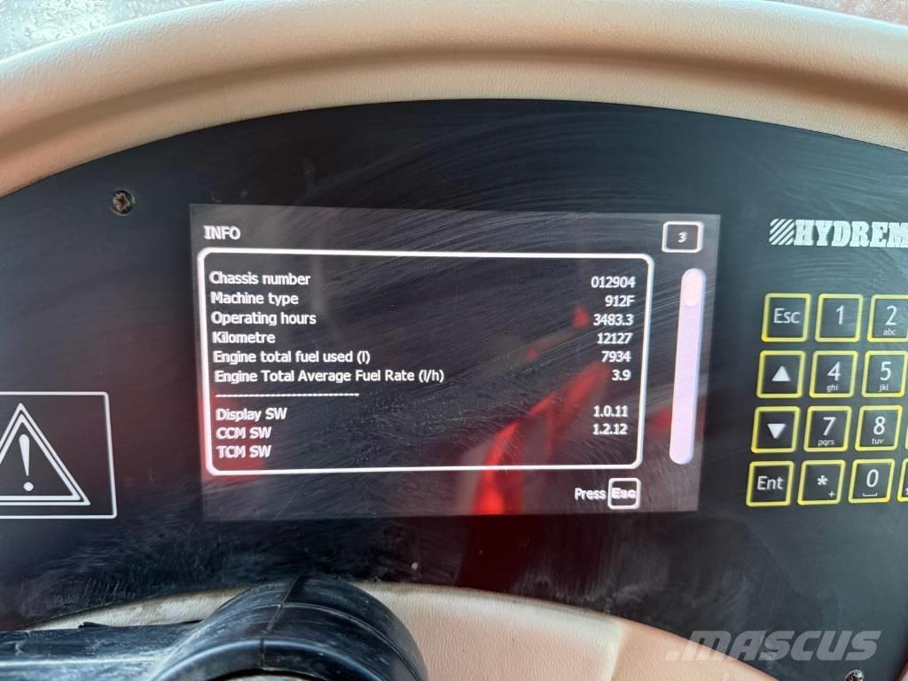 Hydrema 912 F Zglobni demperji