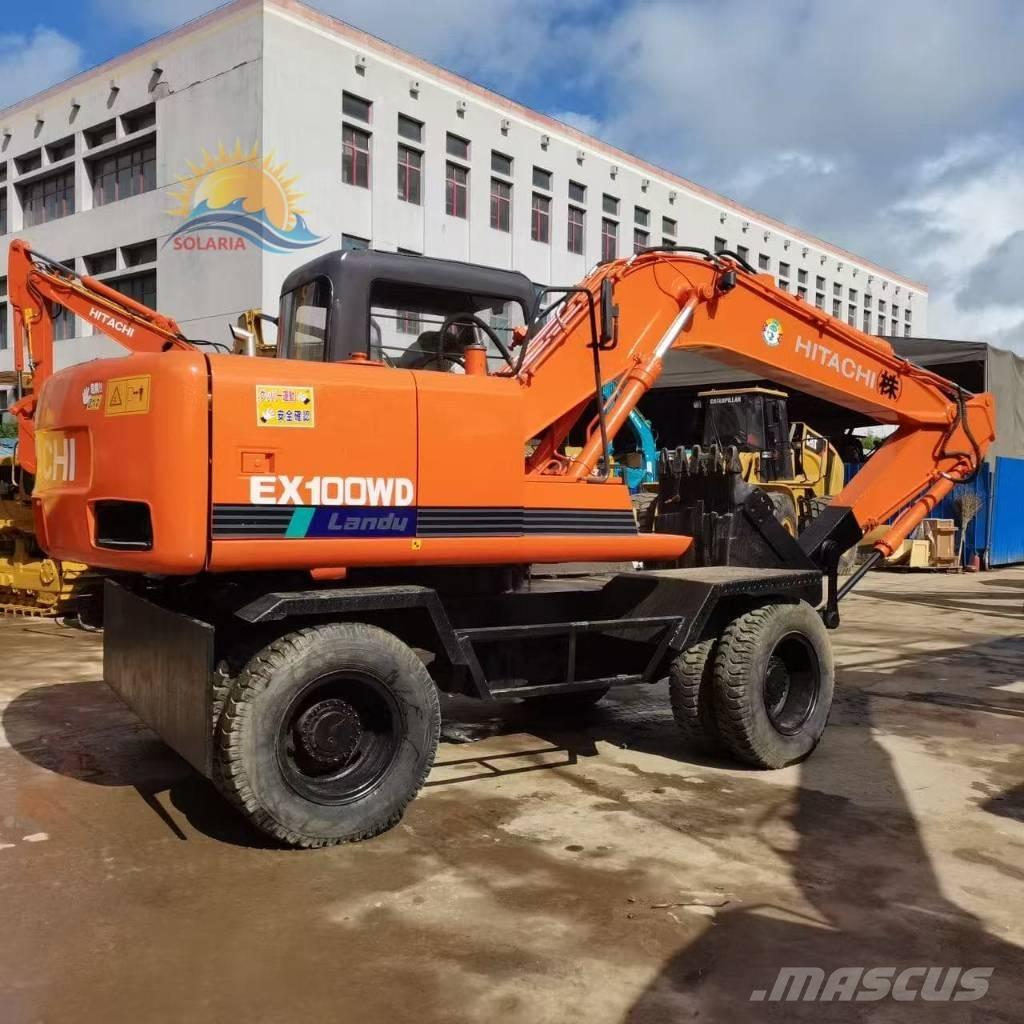 Hitachi EX 100 W D Bagri na kolesih