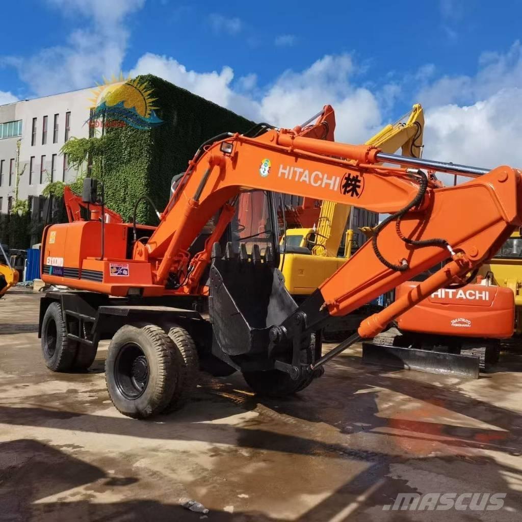 Hitachi EX 100 W D Bagri na kolesih