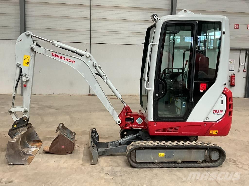 Takeuchi TB 216 Mini bagri <7t