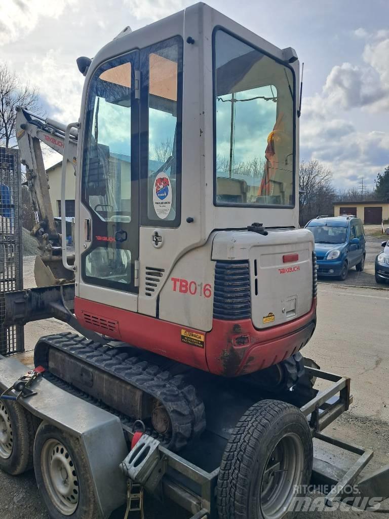 Takeuchi TB016 Mini bagri <7t