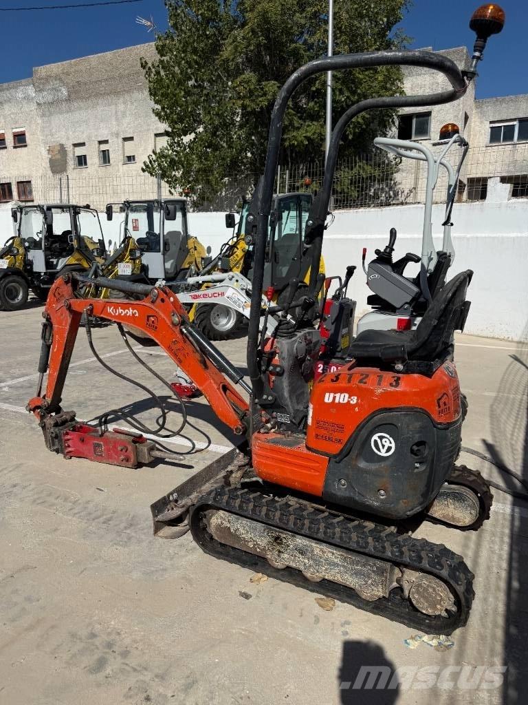 Kubota U 10-3 Mini bagri <7t