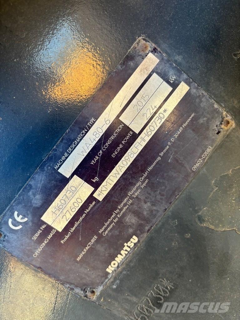 Komatsu WA 480-6 Kolesni nakladalci