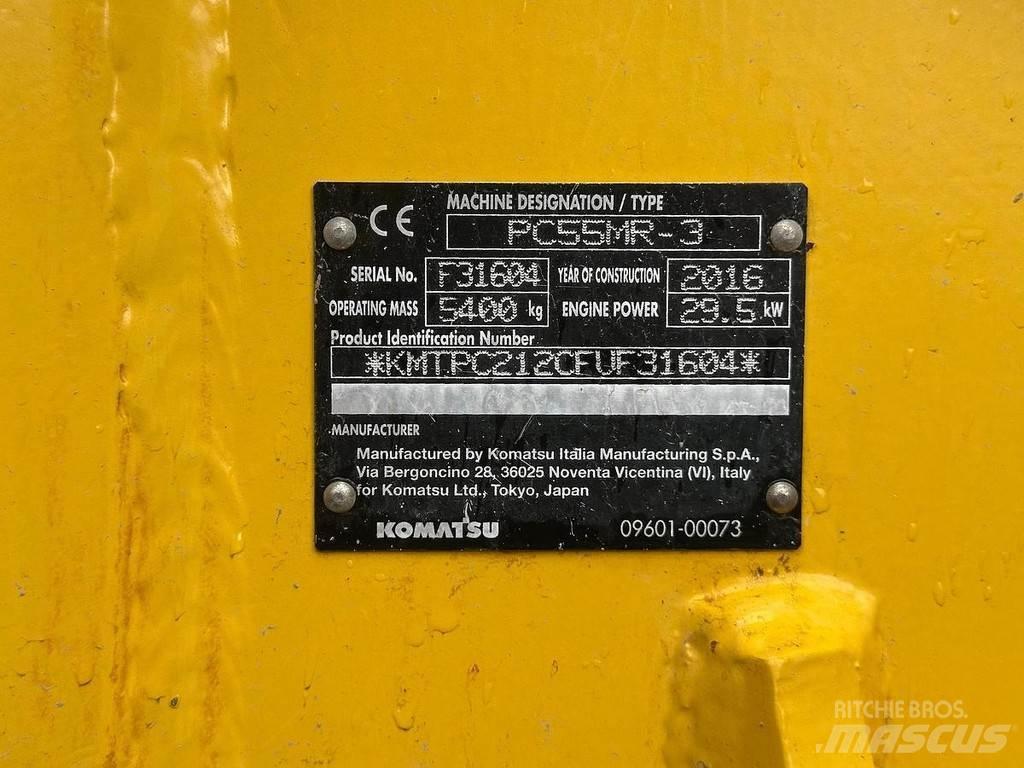 Komatsu PC55-MR3 Mini bagri <7t
