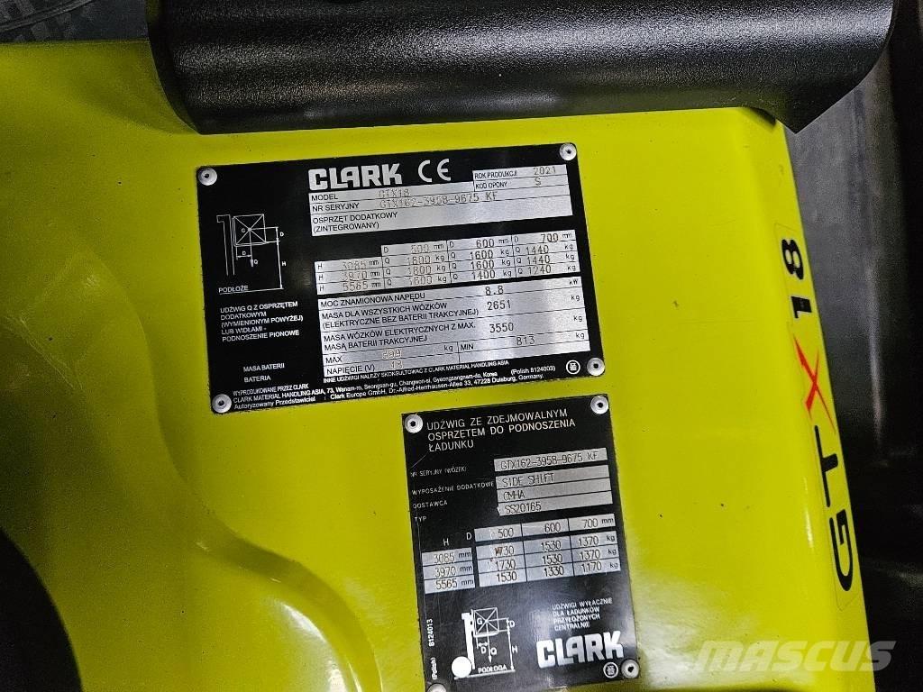 Clark GTX 18 Električni viličarji