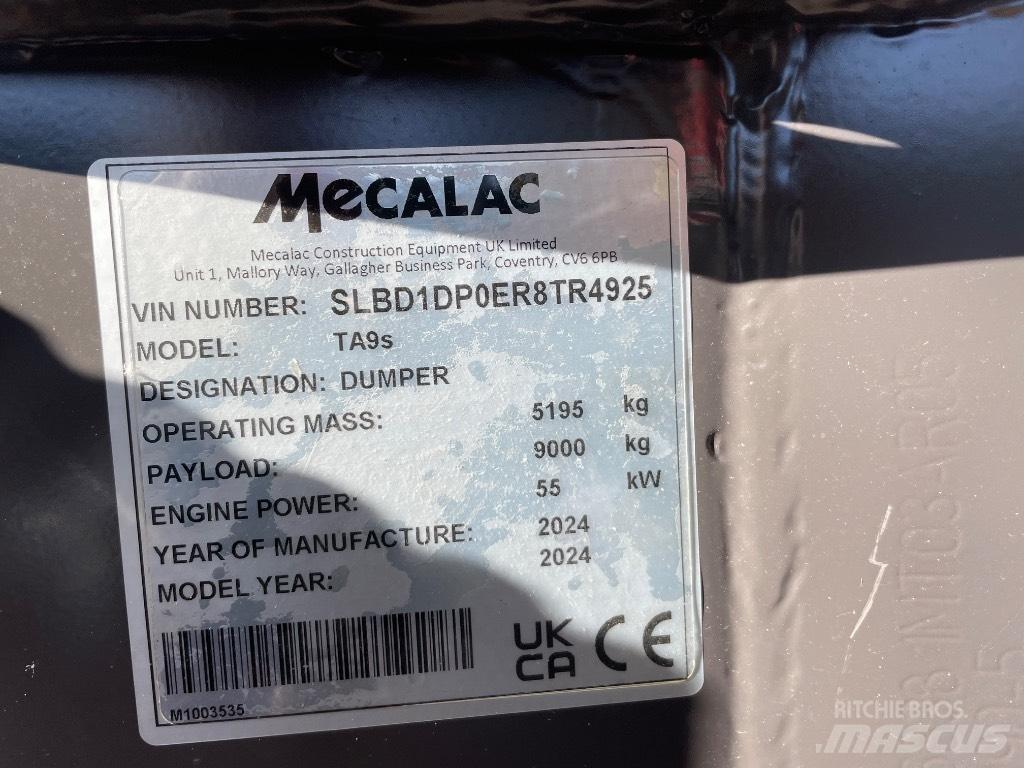 Mecalac TA 9 S Zglobni demperji