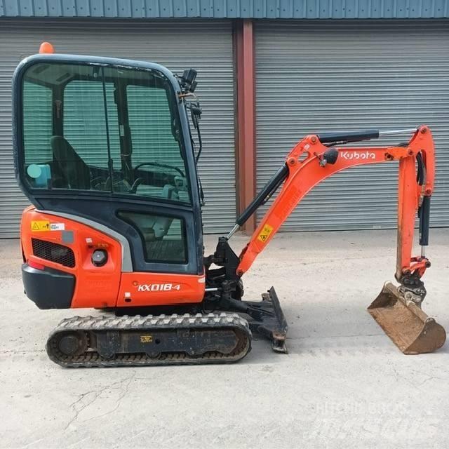 Kubota KX 018-4 Mini bagri <7t