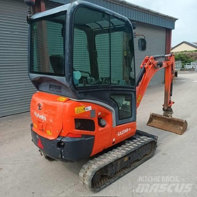 Kubota KX 018-4 Mini bagri <7t