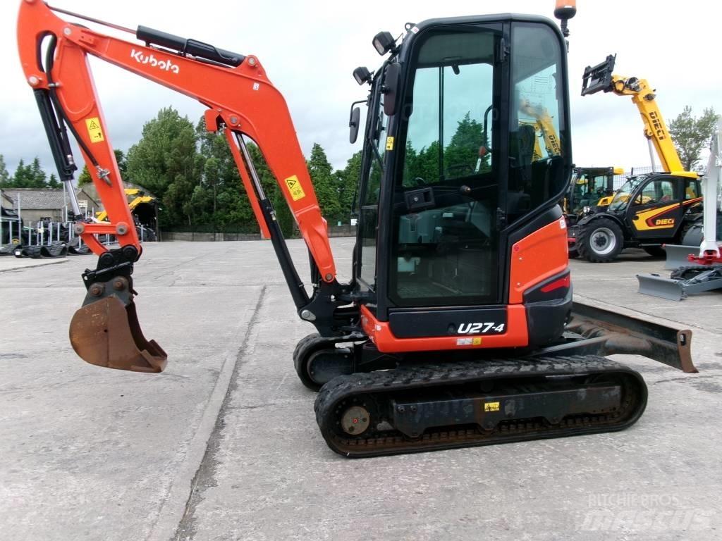 Kubota U27-4 Mini bagri <7t