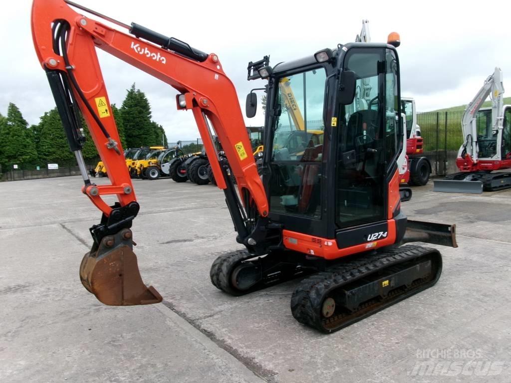 Kubota U27-4 Mini bagri <7t