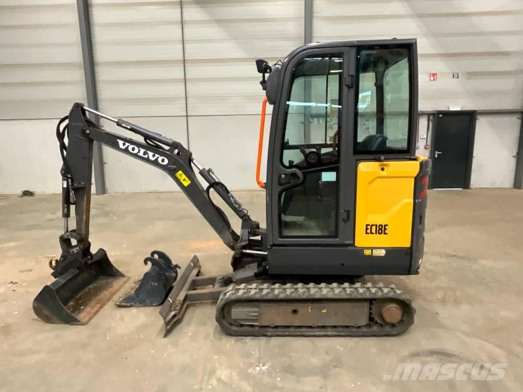 Volvo EC 18 E Mini bagri <7t