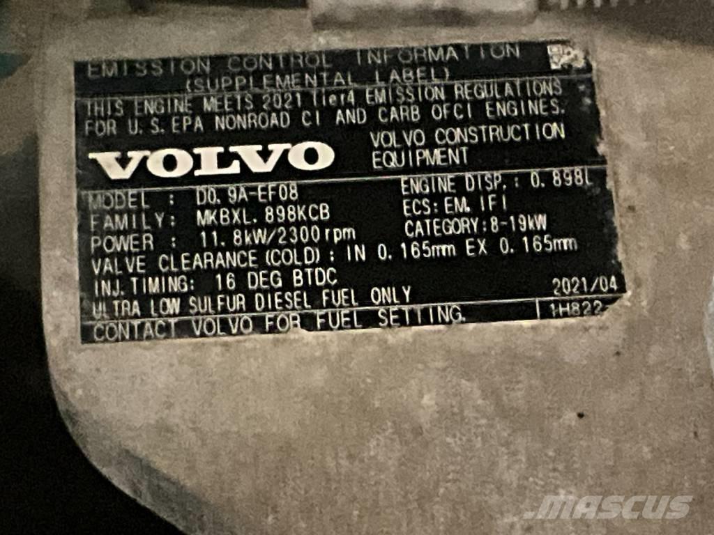 Volvo EC 18 E Mini bagri <7t