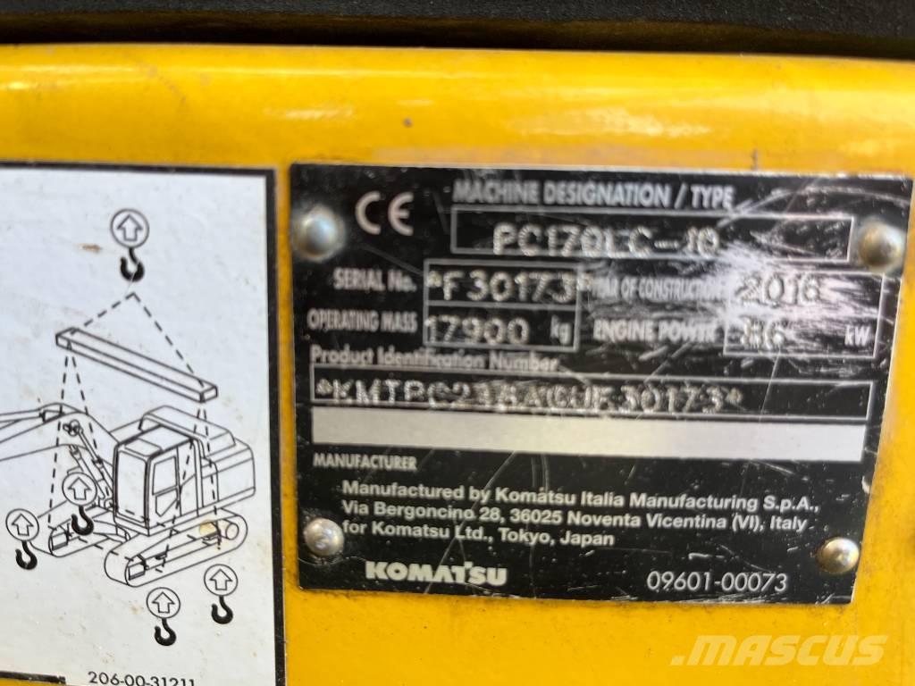 Komatsu PC 170 LC-10 Bagri goseničarji