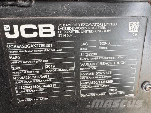 JCB 526-56 Agri Plus Kmetijski teleskopski nakladalci