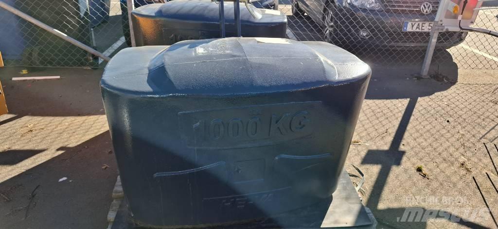 He-Va 1000 kg Sprednje uteži
