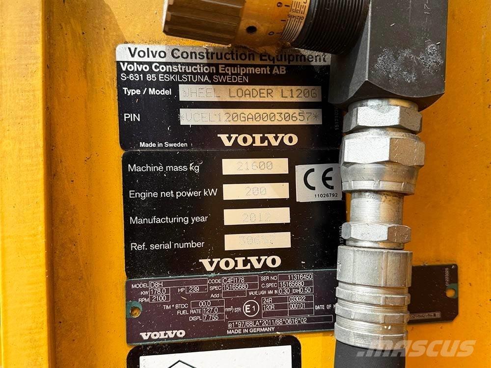 Volvo L 120 G Kolesni nakladalci