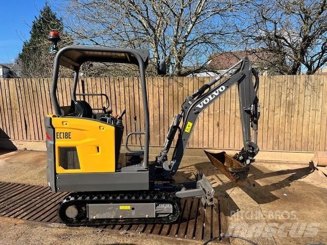 Volvo EC 18 E Mini bagri <7t