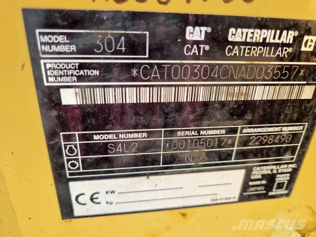 CAT 304 CR Mini bagri <7t
