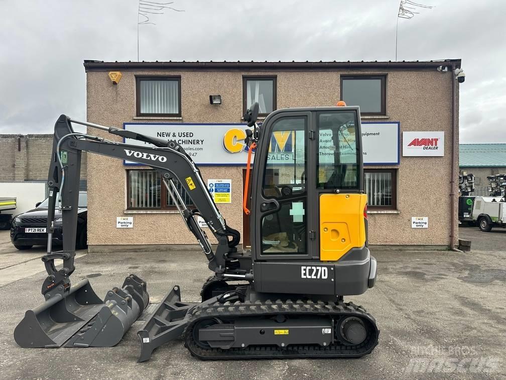 Volvo EC 27 D Mini bagri <7t