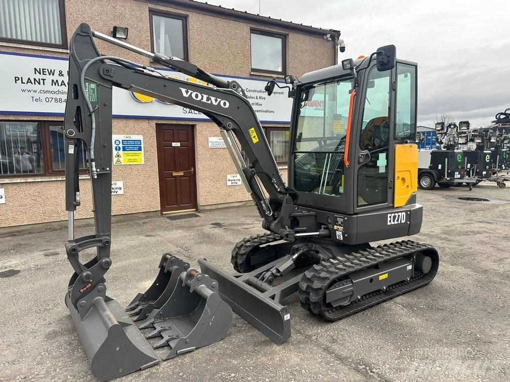 Volvo EC 27 D Mini bagri <7t