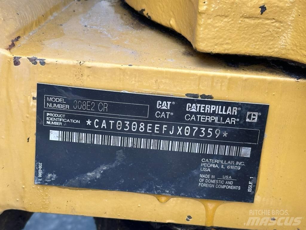 CAT 308 E 2 CR Midi bagri 7t – 12t