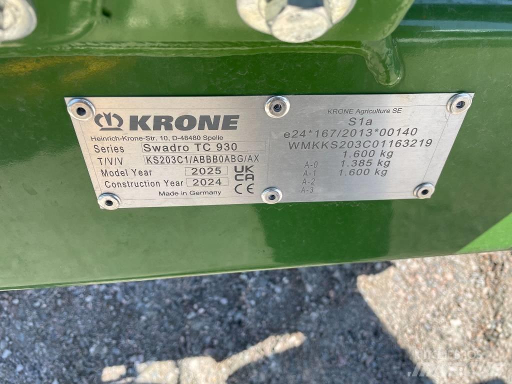 Krone TC 930 Plus Zgrabljalniki